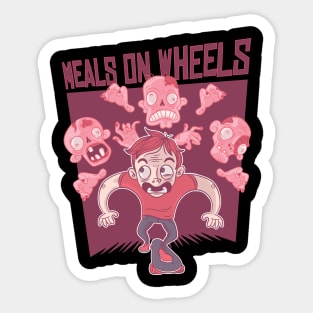 Food on wheels Sticker